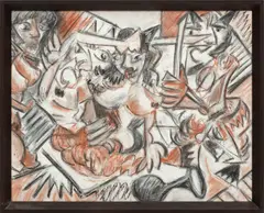 Jon Parlangeli, Untitled, Mixed Media on Canvas, Ca. 2000, Untitled