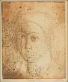 David Silverberg, Untitled, Etching on Paper, Ca. 1969, Danny's Girl