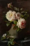 Marie Nyl-Frosch, Untitled, Oil on Canvas, Early 20th C., "Floral Still Life"