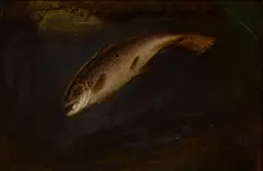 Rowland Knight, Untitled, Oil on Canvas on Canvas "Trout"