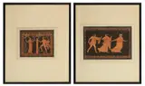 R. A. Sir William Hamilton, Etchings with Hand-coloring And, Gouache 18th C.