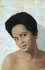 Hugo V. Pedersen, Siameserinde (Bangkok), 1944, Oil on canvas