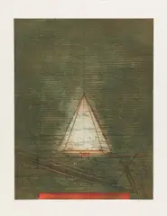 Karl Fred Dahmen, Semiotische Komposition, 1977, etching on laid paper; unframed