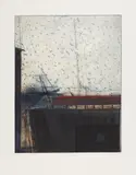 Karl Fred Dahmen, Gläserner Tag, 1976, etching with embossing on laid paper; unframed