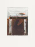 Karl Fred Dahmen, Das Attribut, 1976, colour-etching with embossing on laid paper; unframed