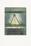 Karl Fred Dahmen, Zahlentriangel, 1976, colour-etching on laid paper; unframed