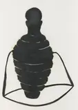 Oliver Dorfer, Zur Mechanik der Formen, 1999, oil on laid paper; framed