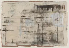 Lorenz Estermann, Untitled, 2004, mixed media on thin cardboard; unframed