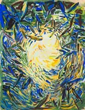Johanna Kandl, Foliage, 1983, gouache on thin cardboard; unframed