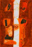 Károly Klimó, Untitled, 2002, mixed media on paper; framed