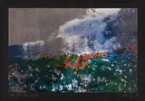Cornelius Kolig, Untitled, 1972, coloured screen print on blackcardboard; unframed (printed on both sides)