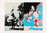 Cornelius Kolig, Untitled, 1972, coloured screen print; unframed