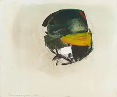 Peter Krawagna, Untitled, 2004, mixed media on cardboard; unframed