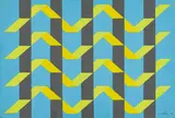 Andrew Molles, Untitled, 1972, acrylic on thin cardboard; framed