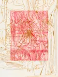 Hermann Nitsch, Untitled, 2012, colour etching on thin cardboard; unframed