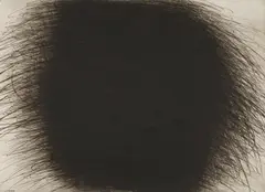 Arnulf Rainer, Schall, from the folder "Stirnstrandwand, dry point etching on laid paper; unframed