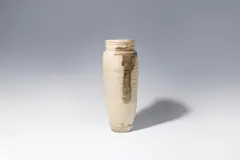 Anton Raidel, vessel, 1978, ceramics made of red-brown shard, glazed in black