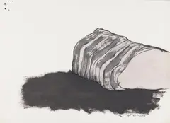 Alois Riedl, Untitled, 1975, mixed media, acrylic on thin cardboard; unframed