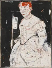 Peter Sengl, Dresden – Wien – Wien, 1979, mixed media on paper; unframed