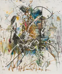 Hans Staudacher, Untitled, 1985/89, mixed media on canvas; unframed