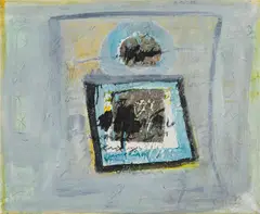Hans Staudacher, Untitled, 1959, mixed media on canvas; framed