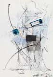 Hans Staudacher, In Freiheit, 1959, mixed media on laid paper; unframed