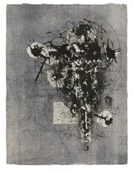 Hans Staudacher, Untitled, print on laid paper; unframed
