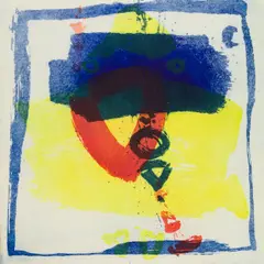 Peter Baum, Untitled, 1968, iron etching on laid paper; unframed