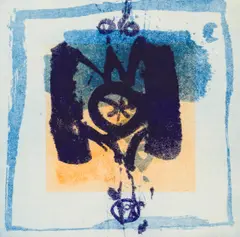 Peter Baum, Untitled, 1969, iron etching on laid paper; unframed