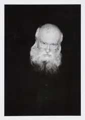 Peter Baum, Hermann Nitsch, photograph on baryta paper; unframed