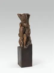 Alfred Hrdlicka, Baumstudie - Kaiserallee II, 1981, bronze