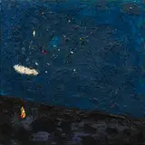 Gunter Damisch, Horizont, Himmel, 1990/91, oil on canvas