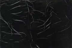 Marc Adrian, Untitled, 1971, folded relief, varnish on wood; unframed