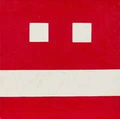 Gerwald Rockenschaub, Untitled, 1984, oil on canvas; unframed