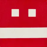 Gerwald Rockenschaub, Untitled, 1984, oil on canvas; unframed