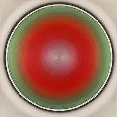 Robert Schaberl, Bright Red-Green Silvergrey, 2007, acrylic on canvas; unframed