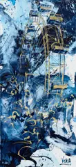 Voka, Untitled (Riesenrad, Vienna), acrylic on canvas; unframed