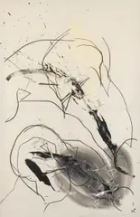 Hannes Mlenek, Untitled, 1995, mixed media on canvas; unframed