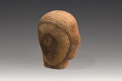 Alfred Haberpointner, Kopf (The Years), 2004, wood