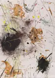 Hubert Scheibl, Untitled, 1998, mixed media on paper; unframed