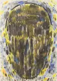 Reimo Wukounig, Untitled, mixed media on paper; framed