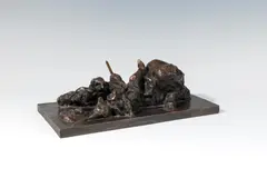 Alfred Hrdlicka, Bauernkrieg - Das Pferd, 1992, bronze