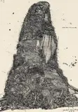 Othmar Zechyr, Untitled, 1968, India ink on paper; framed