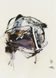 Hannes Mlenek, Untitled, 1991, mixed media on paper; framed