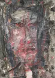 Adolf Frohner, Untitled, 1990, mixed media on paper; framed