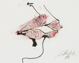 Jürgen Messensee, Untitled, 2008, mixed media on paper; framed