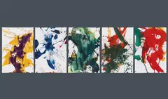 Franz Grabmayr, Untitled (Tanzblätter, set of five prints, Hilger Edition, in a folder), lithograph on laid paper; unframed