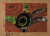 Friedensreich Hundertwasser, CRUSADE OF THE CROSSROADERS - THE CRUCIFIED OF THE ROAD, 1971/1972, Silk screen 10 in the portfolio LOOK AT IT ON A RAINY DAY