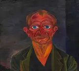 Conrad Felixmüller, Portrait Oskar Elsner, 1921, Oil on canvas