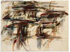 Peter Brüning, Ohne Titel, Um 1958/59, Oil on canvas